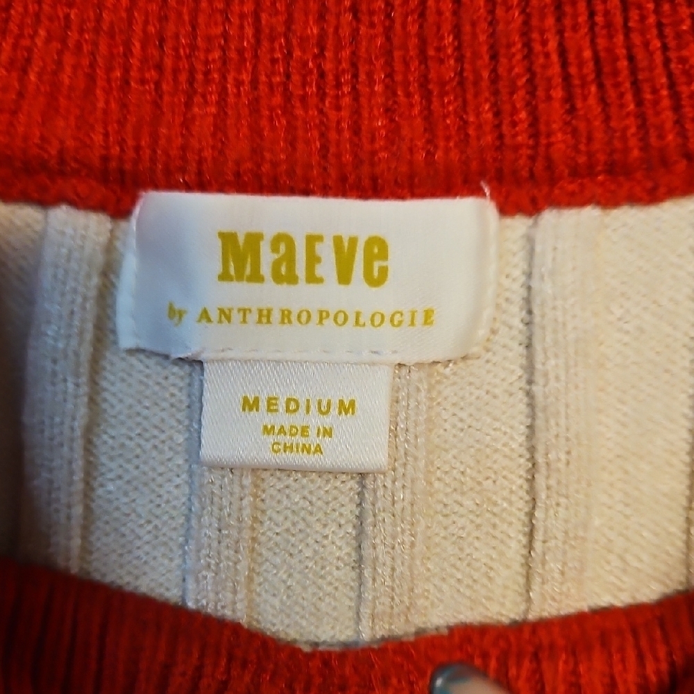 Maeve Rib Crew Compact Pullover Sweater - Picture 4 of 7